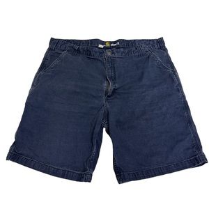 Carhartt Men's Washed Duck Work Shorts‎ 42 Very Good Blue 8.5 Inseam